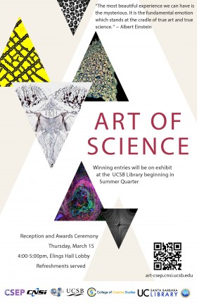 Announcement for Art of Science Reception and Awards